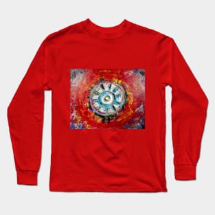 Arc Reactor in Abstract Long Sleeve T-Shirt